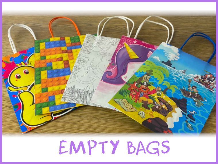 Filled Party Bags Pre filled party bags Custom filled party bags